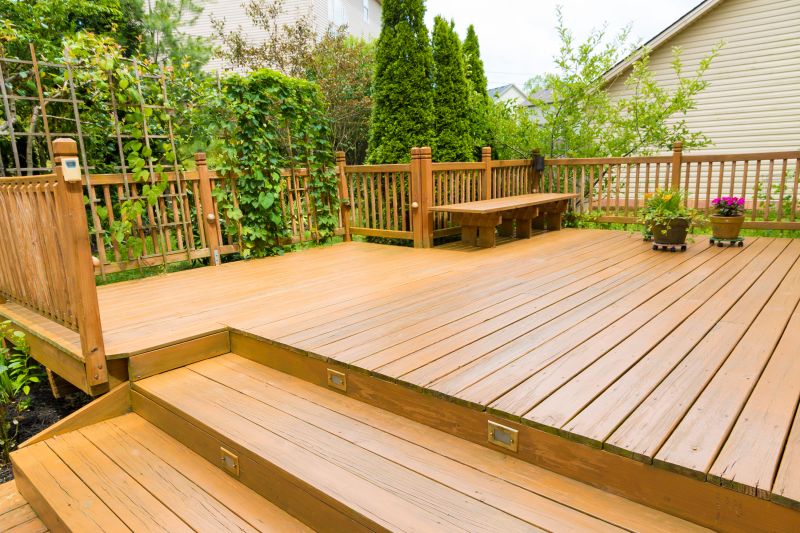 Painted Deck and Fencing