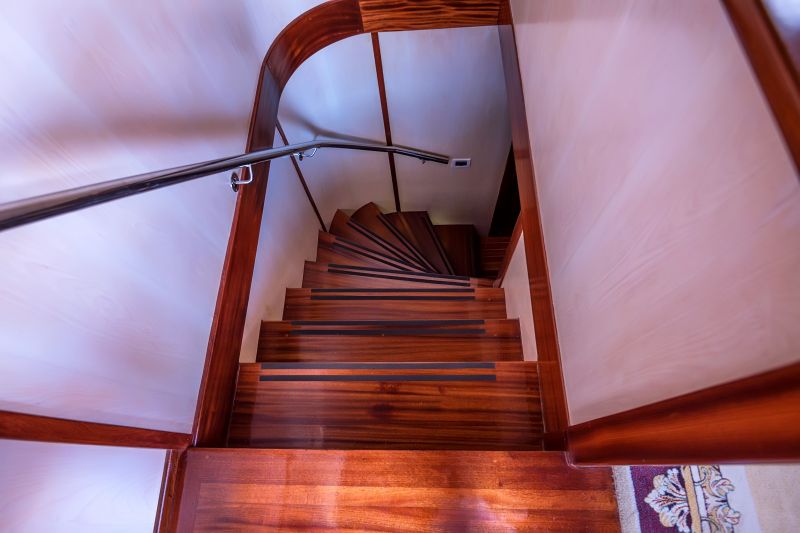 Refinished Wooden Stairs