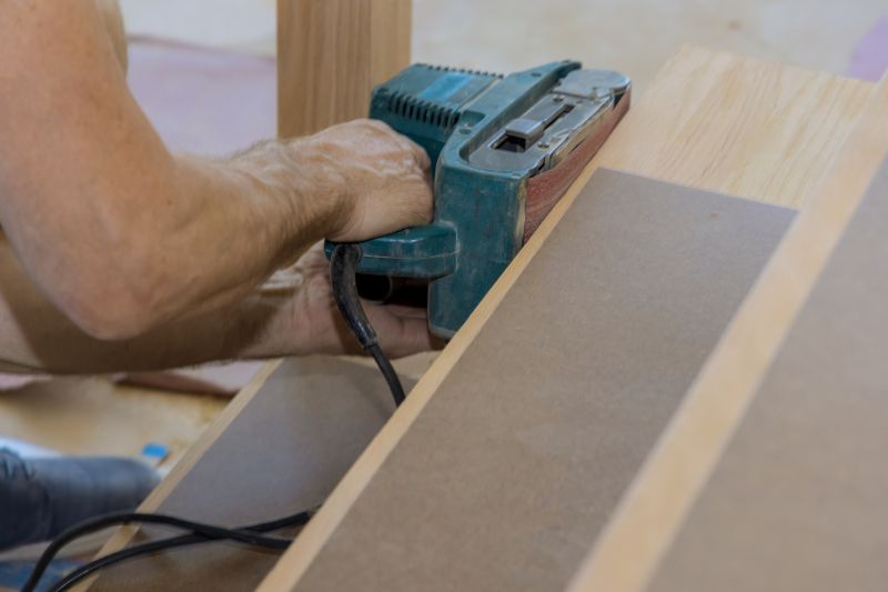 Staircase Sanding Process
